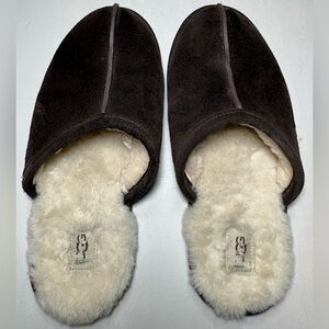UGG Chestnut Shearling-Lined Mule